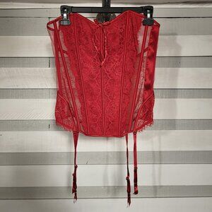 NWT Victoria's Secret Lace & Sheer Mesh Corset